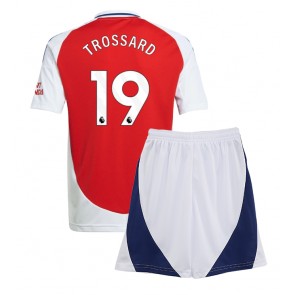 Arsenal Leandro Trossard #19 Dětské Domácí dres komplet 2024-25 Krátký Rukáv (+ trenýrky)